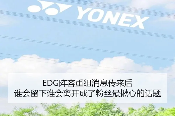 EDG阵容重组消息传来后 谁会留下谁会离开成了粉丝最揪心的话题